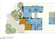 Detailed floor plan showcasing the layout of the home, including living spaces and garage at 751 Wexler Ct, Las Vegas, NV 89107