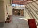 Enclosed patio with a decorative pergola and outdoor decor at 774 Anne Ln, Henderson, NV 89015