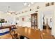 Open floor plan showcasing dining area, living room, and kitchen in a naturally lit space at 7950 W Flamingo Rd # 2142, Las Vegas, NV 89147
