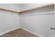 Walk-in closet with a wood rack for clothes and carpeted floor at 8600 W Charleston Blvd # 1043, Las Vegas, NV 89117