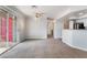 Spacious living room filled with natural light and a sliding door to the balcony at 8600 W Charleston Blvd # 1043, Las Vegas, NV 89117