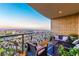 Relaxing balcony offering panoramic city views and comfortable outdoor seating at 9101 Alta Dr # 307, Las Vegas, NV 89145