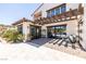 Stunning back patio featuring an entertainment area, seamless indoor-outdoor flow and tiled flooring at 18 Grand Corniche Dr, Henderson, NV 89011
