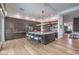 Well-equipped kitchen features a large central island, built-in appliances, and stylish finishes at 1900 Vero Dr, Las Vegas, NV 89134