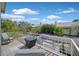 Outdoor deck seating area with a beautiful view at 2875 Cooper Creek Dr, Henderson, NV 89074