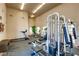 Community gym featuring modern exercise equipment, neutral colors, and plenty of natural light at 2975 Bluegrass Ln # 412, Henderson, NV 89074