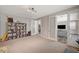 Carpeted bonus room with a closet, neutral paint and french doors at 352 Sidewheeler St, Henderson, NV 89012