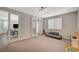 Bonus room with carpeted floors, french doors and neutral paint at 352 Sidewheeler St, Henderson, NV 89012