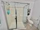 Bathroom featuring a walk-in shower with a glass door at 3550 Bay Sands Dr # 3089, Laughlin, NV 89029