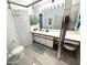 Bathroom featuring a walk-in shower, toilet, vanity, and makeup area at 3550 Bay Sands Dr # 3089, Laughlin, NV 89029