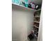 Organized walk-in pantry with well-stocked shelves for convenient storage at 3550 Bay Sands Dr # 3089, Laughlin, NV 89029