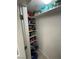 Walk-in pantry with ample shelving for food storage and organization at 3550 Bay Sands Dr # 3089, Laughlin, NV 89029