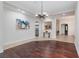 The living room features a hardwood floor and large windows at 3662 Riley Ann Ave, Las Vegas, NV 89139