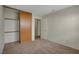 Bedroom includes large closet with sliding doors and is carpeted at 3667 Edinburgh Dr, Las Vegas, NV 89103