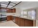 Open kitchen featuring stainless steel appliances, and a spacious breakfast bar at 3667 Edinburgh Dr, Las Vegas, NV 89103