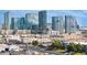 Wide exterior shot of modern high-rise buildings and nearby city blocks at 4471 Dean Martin Dr # 1207, Las Vegas, NV 89103