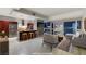Comfortable living area with city views, staged with modern furniture and decor at 4471 Dean Martin Dr # 1207, Las Vegas, NV 89103
