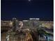 Expansive night view of the city, showcasing illuminated buildings at 4471 Dean Martin Dr # 1207, Las Vegas, NV 89103