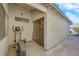 Enclosed back patio area with sliding glass doors and an exercise machine at 4655 Fire Fly Cir, Las Vegas, NV 89122