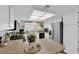Bright kitchen features stainless steel appliances, white cabinets, and a butcher block style island at 4655 Fire Fly Cir, Las Vegas, NV 89122