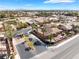 Beautiful neighborhood aerial view highlighting tree-lined streets, well-maintained homes, and desert landscaping at 5027 Crown Cypress St, Las Vegas, NV 89149