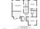 Detailed floor plan showcasing bedroom, bathroom, laundry, and closet dimensions for optimal space utilization at 5948 Sakhalin Ave, Las Vegas, NV 89139
