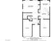 Detailed floor plan showcasing the layout of the home's interior, including room dimensions at 5948 Sakhalin Ave, Las Vegas, NV 89139