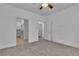 This carpeted bedroom features easy access to the bathroom at 600 N Carriage Hill Dr # 1164, Las Vegas, NV 89138