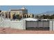 Backyard view shows the city skyline at 78 Siddall Ave, Las Vegas, NV 89183
