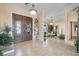 Spacious entryway with a beautiful front door at 78 Siddall Ave, Las Vegas, NV 89183