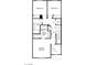 Top floor plan featuring primary bedroom, bathroom, laundry, and secondary bedrooms layout at 9237 Soho Sky Ct, Las Vegas, NV 89148