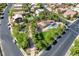 Aerial view of park with playground and picnic area in a well-maintained community at 97 Zimmerman St, Henderson, NV 89002