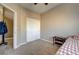 Bedroom with a closet and view to hallway at 97 Zimmerman St, Henderson, NV 89002
