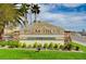 Palm Hills community entrance sign with lush landscaping and welcoming message at 97 Zimmerman St, Henderson, NV 89002