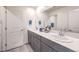 Stylish bathroom features dual sinks, ample counter space, and modern fixtures at 1027 Gentle Swan St # 689, Henderson, NV 89011
