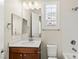 Bathroom featuring a vanity with a sink, a toilet and a tub and shower combo at 11843 Cogoleto Ave, Las Vegas, NV 89138
