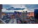 Breathtaking city view featuring modern buildings against a cloudy sky at daytime at 145 Harmon Ave # 1021, Las Vegas, NV 89109