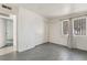 This bedroom features wood flooring, a window with natural light, and a closet for extra storage at 1520 Teton St, Las Vegas, NV 89101