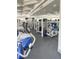 Gym features machines, mirrored wall, and high ceilings with lots of lights at 172 Tall Ruff Dr, Las Vegas, NV 89148