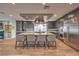 Spacious kitchen featuring a large island, modern appliances, and sleek gray cabinetry at 1912 Glenview Dr, Las Vegas, NV 89134