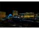Stunning city views with the Treasure Island and The Palazzo Hotels visible at night at 2000 Fashion Show Dr # 2604, Las Vegas, NV 89109