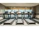 Bright gym featuring modern treadmills overlooking outdoor amenities at 2000 Fashion Show Dr # 2604, Las Vegas, NV 89109