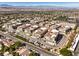 An aerial view showcases the community's well-maintained architecture, lush landscaping, and convenient parking at 2555 Hampton Rd # 4204, Henderson, NV 89052