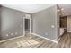 Living room with neutral paint and hard wood floors throughout the house at 2555 Hampton Rd # 4204, Henderson, NV 89052