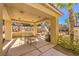 Outdoor patio area with seating, grill, and views of surrounding landscape at 2555 Hampton Rd # 4204, Henderson, NV 89052