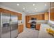 Spacious kitchen featuring stainless steel appliances and tile floors at 2628 Showcase Dr, Las Vegas, NV 89134