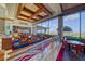 Bright Cafe with floor to ceiling windows and ample seating with views of the golf course at 2872 Sumter Valley Cir, Henderson, NV 89052