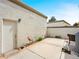 Private patio area with a charming outdoor ambiance, perfect for relaxing or entertaining at 353 Seine Way # 0, Henderson, NV 89014