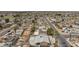 Expansive aerial view of a residential neighborhood with diverse home styles and mature trees at 4213 Hayes Pl, Las Vegas, NV 89107