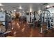 Spacious gym area with modern equipment and mirrored walls at 4471 Dean Martin Dr # 1202, Las Vegas, NV 89103